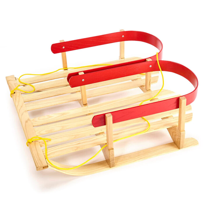 Canadian Handcrafted from Ontario Ash Hardwood, Heirloom Preassembled Masterpiece Twin Sled – Twindsor