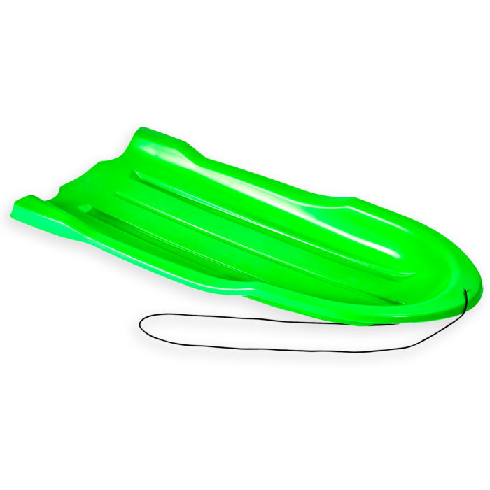 Rocket Shaped Sled for One or Two, made of Premium Canadian Resin, with Pull Cord and Handles -  Thunder Bay