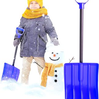 Premium Canadian Powder Coated Steel Kids Shovel or Emergency Shovel - Winnipeg Winner Blue
