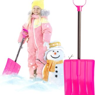 Premium Canadian Powder Coated Steel Kids Shovel or Emergency Shovel - Winnipeg Winner Pink